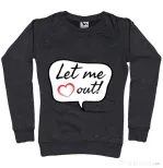 Bluza ADLER dama Let me out Negru melanj