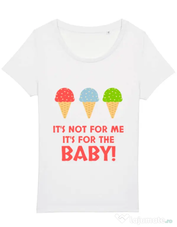 Tricou STANLEY STELLA dama For the baby Alb