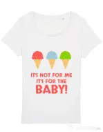 Tricou STANLEY STELLA dama For the baby Alb
