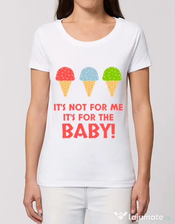 Tricou STANLEY STELLA dama For the baby Alb