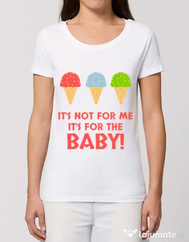 Tricou STANLEY STELLA dama For the baby Alb
