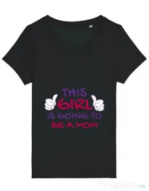 Tricou STANLEY STELLA dama Future Mom Negru