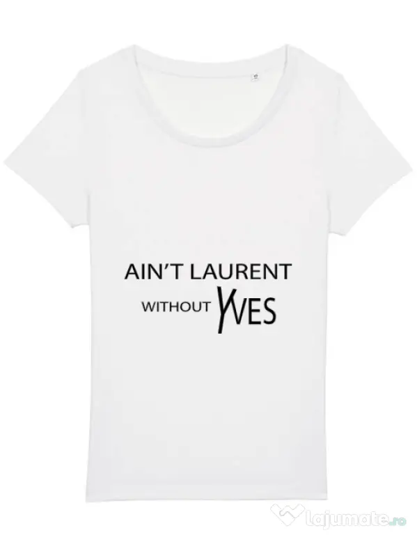 Tricou STANLEY STELLA dama Yves saint laurent Alb