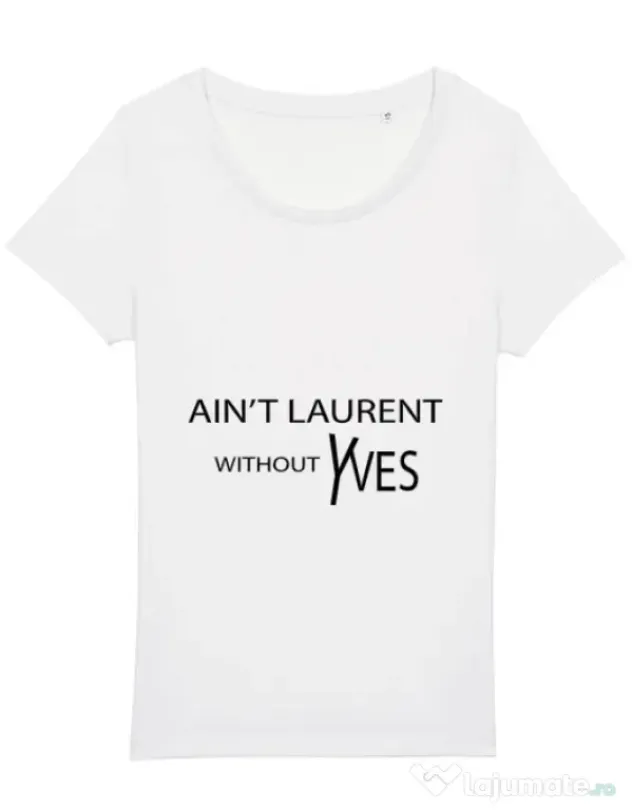 Tricou STANLEY STELLA dama Yves saint laurent Alb