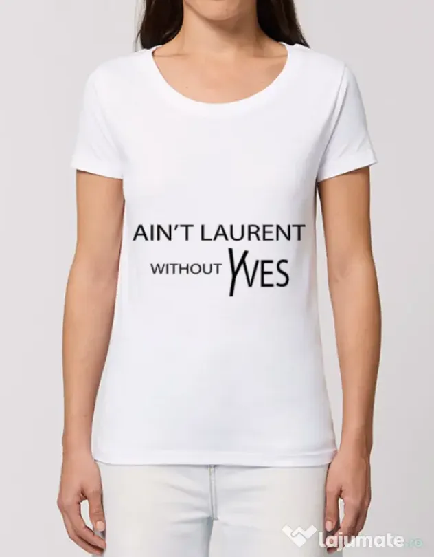 Tricou STANLEY STELLA dama Yves saint laurent Alb
