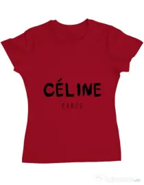 Tricou ADLER dama Celine paris Rosu