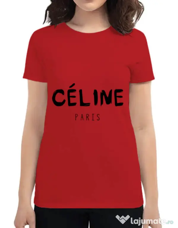Tricou ADLER dama Celine paris Rosu