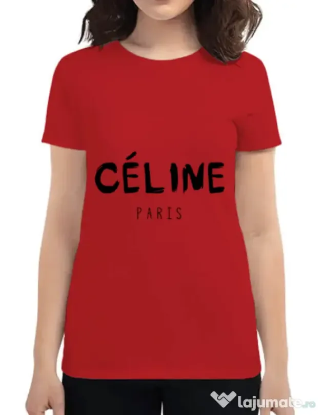 Tricou ADLER dama Celine paris Rosu