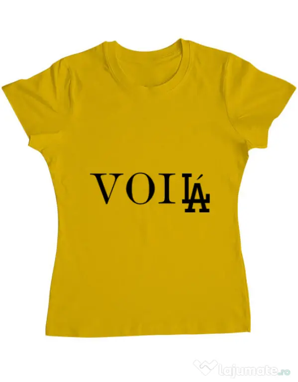 Tricou ADLER dama Voila Galben