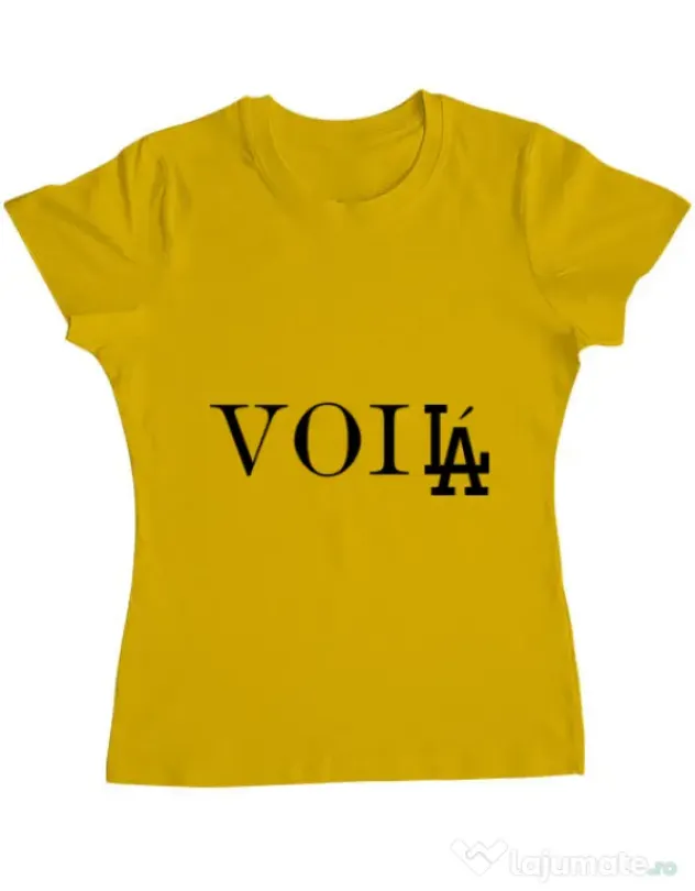 Tricou ADLER dama Voila Galben
