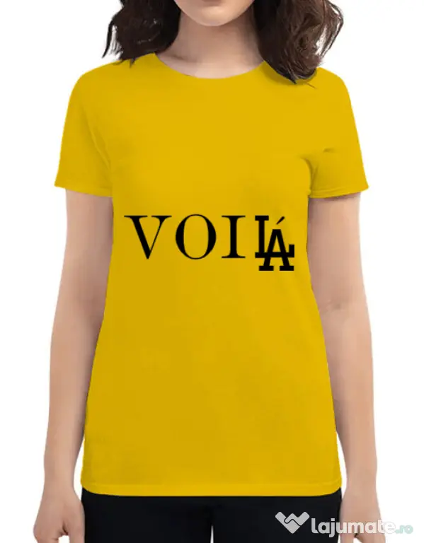 Tricou ADLER dama Voila Galben