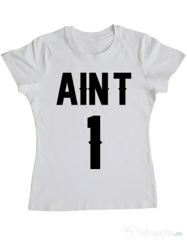 Tricou ADLER dama Ain t one Alb
