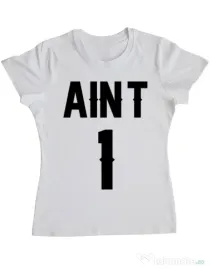 Tricou ADLER dama Ain t one Alb