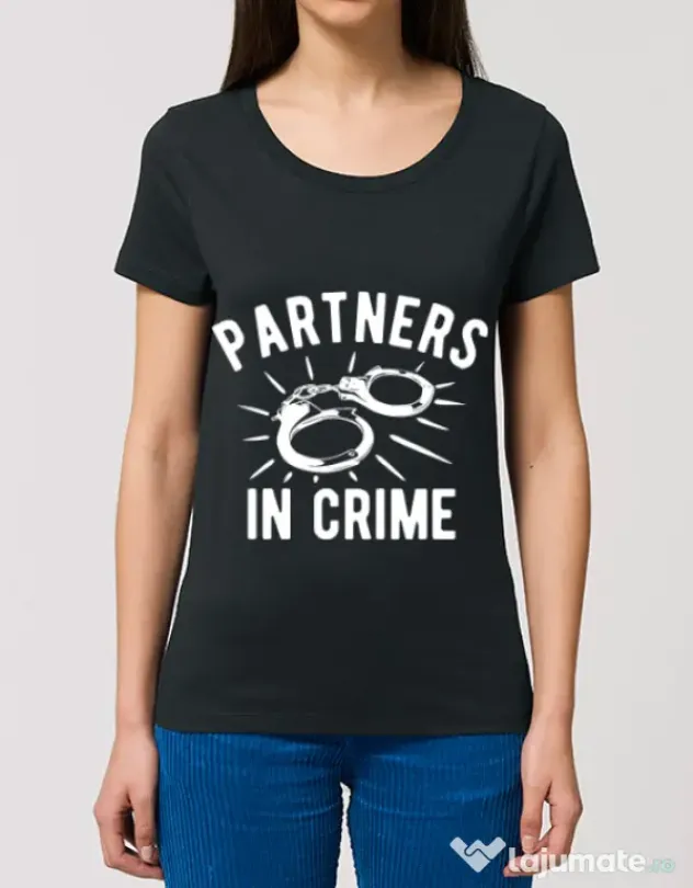 Tricou STANLEY STELLA dama Partners in crime 2 Negru