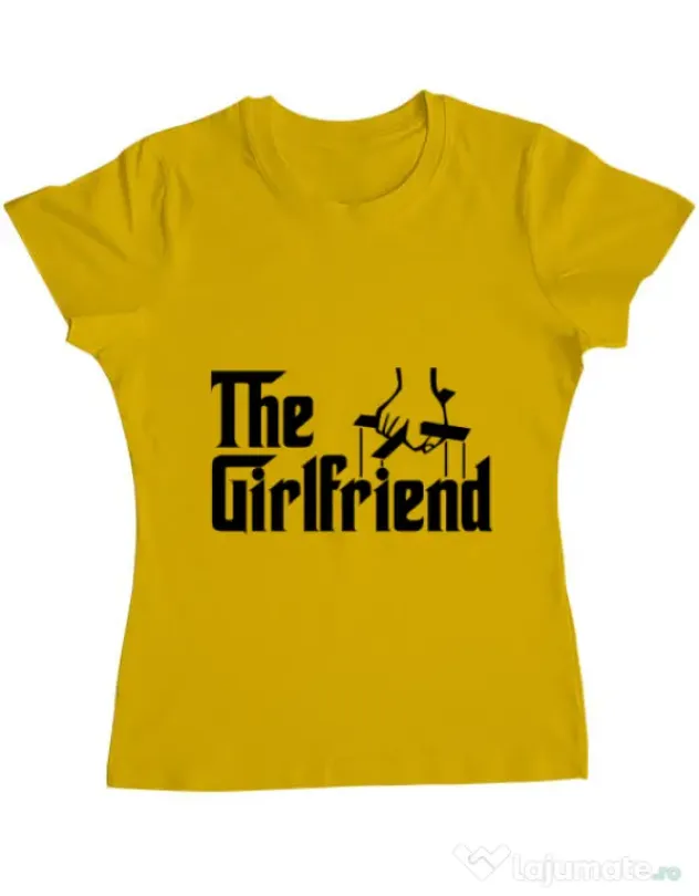 Tricou ADLER dama The girlfriend Galben