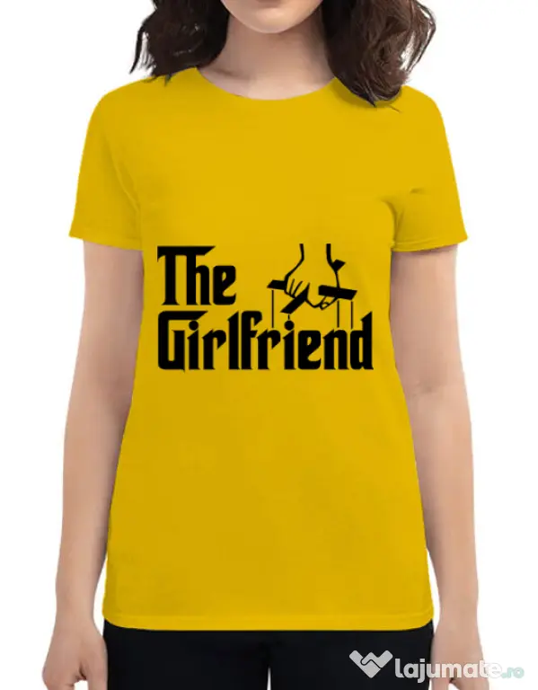 Tricou ADLER dama The girlfriend Galben