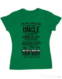 Tricou ADLER dama The lucky one Verde mediu