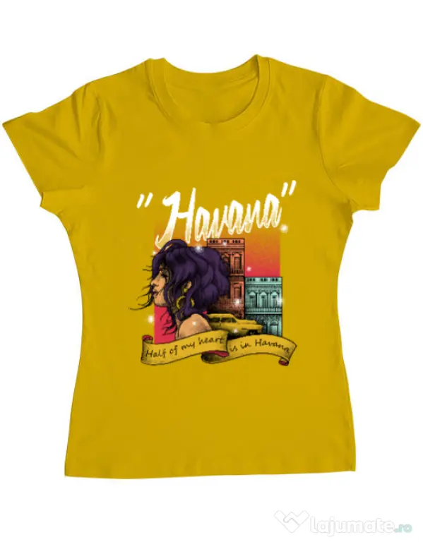 Tricou ADLER dama Havana Galben