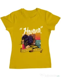 Tricou ADLER dama Havana Galben
