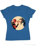 Tricou ADLER dama Venom icecream Albastru azuriu