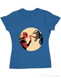 Tricou ADLER dama Venom icecream Albastru azuriu