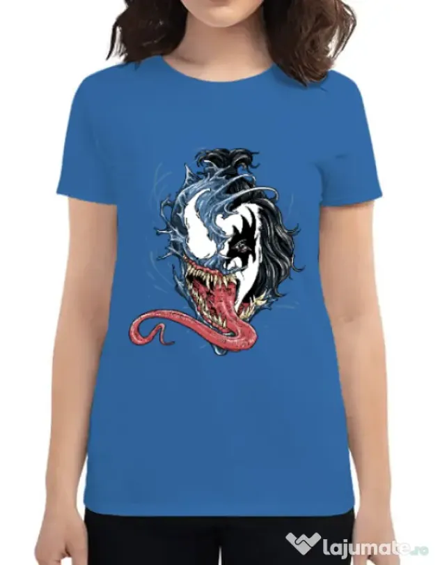 Tricou ADLER dama Venom kiss Albastru azuriu