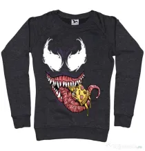 Bluza ADLER dama Venom pizza Negru melanj