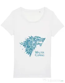 Tricou STANLEY STELLA dama Walter is coming Alb