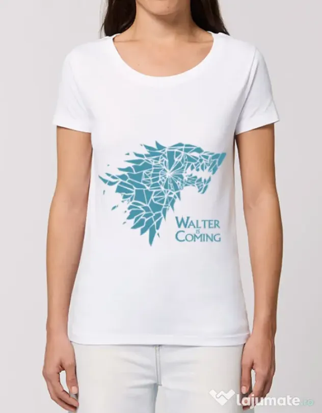 Tricou STANLEY STELLA dama Walter is coming Alb