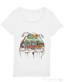 Tricou STANLEY STELLA dama Adventure Alb