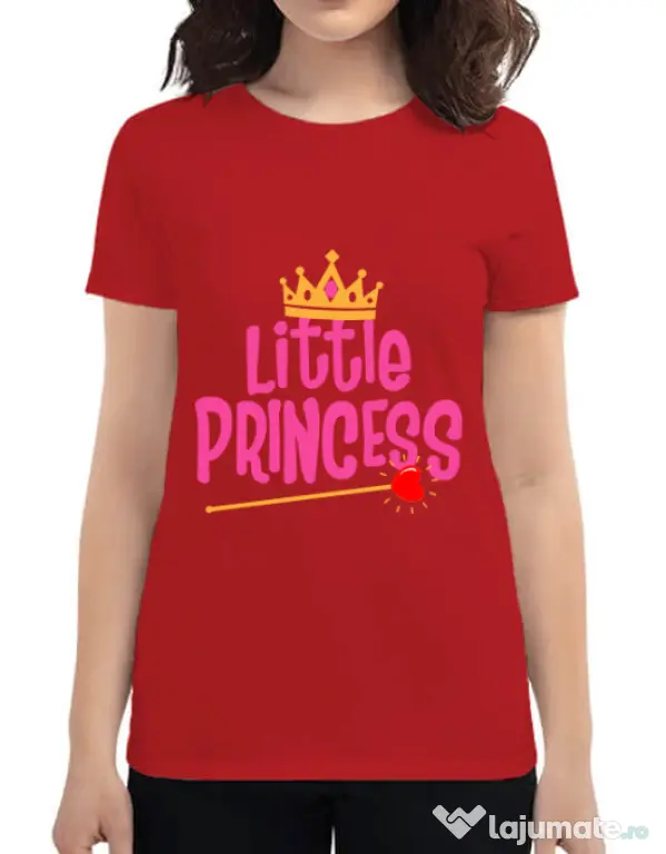 Tricou ADLER dama Little Princess Rosu