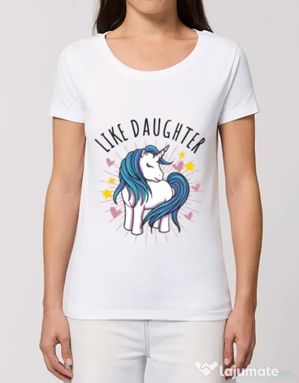 Tricou STANLEY STELLA dama Like daughter Alb