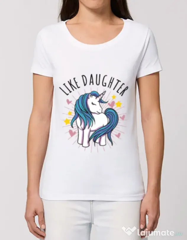 Tricou STANLEY STELLA dama Like daughter Alb