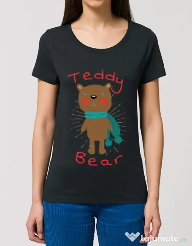 Tricou STANLEY STELLA dama Teddy bear Negru