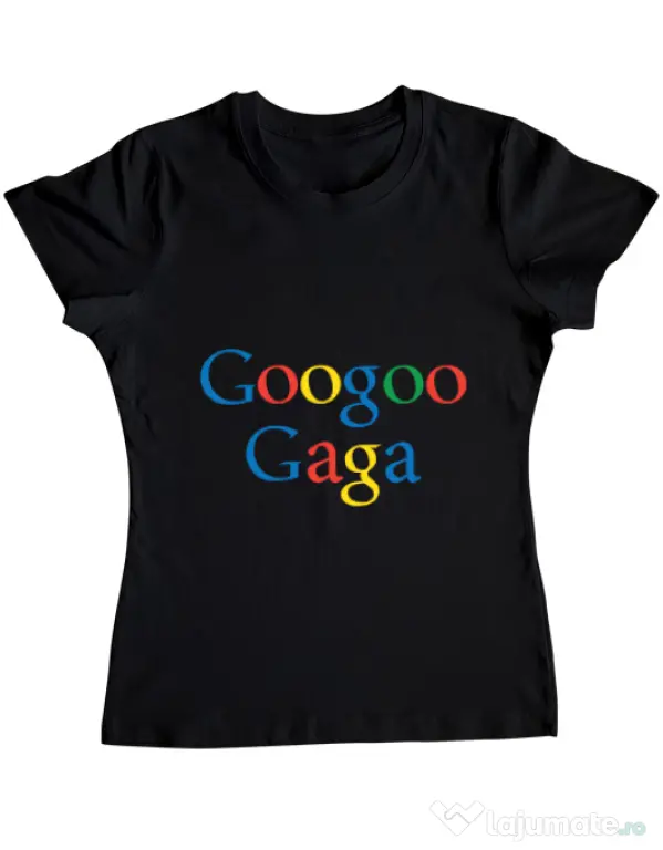 Tricou ADLER dama Googoo Gaga Negru