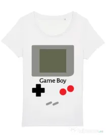 Tricou STANLEY STELLA dama Game boy Alb