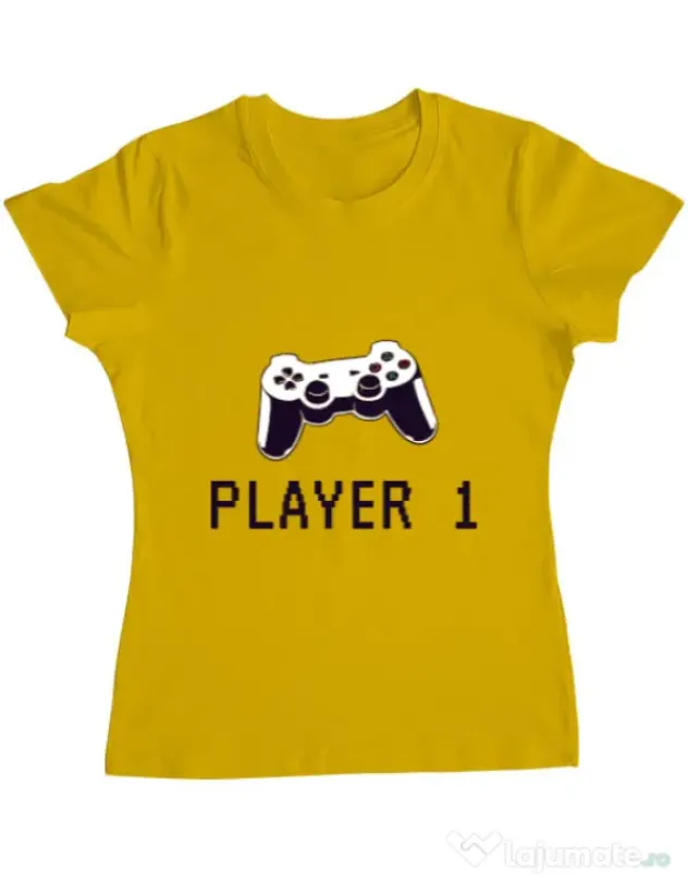 Tricou ADLER dama Player 1 Galben