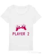 Tricou STANLEY STELLA dama Player 2 Alb