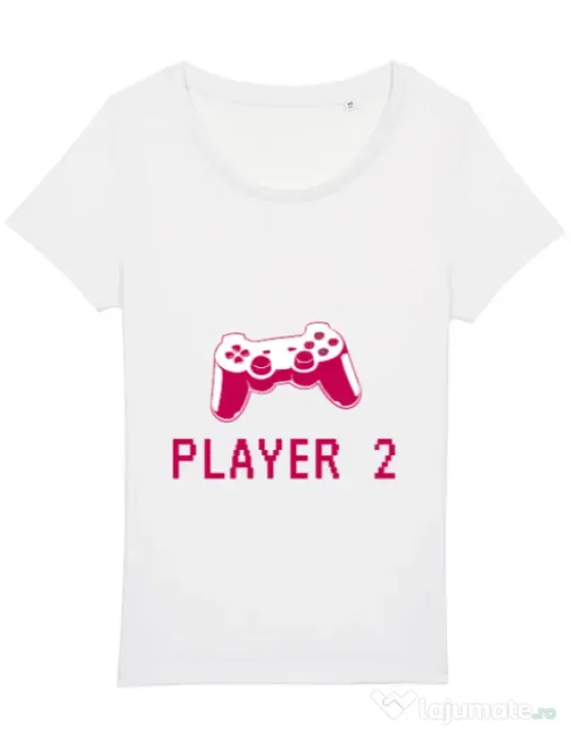 Tricou STANLEY STELLA dama Player 2 Alb
