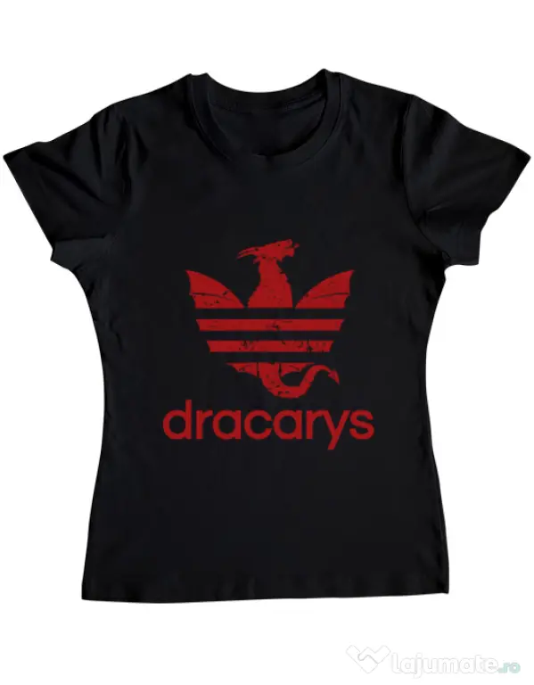 Tricou ADLER dama Dracarys Negru