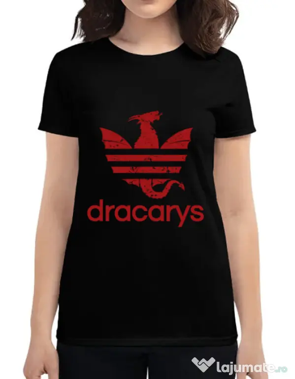 Tricou ADLER dama Dracarys Negru