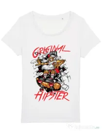 Tricou STANLEY STELLA dama Original hipster Alb