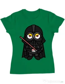 Tricou ADLER dama Vader minion Verde mediu