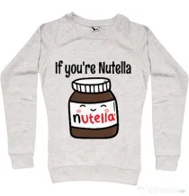 Bluza ADLER dama If you are nutella Migdala melanj