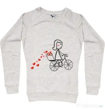Bluza ADLER dama Dovezi de dragoste 1 Migdala melanj