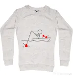 Bluza ADLER dama Fishing for love 1 Migdala melanj