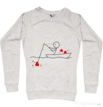 Bluza ADLER dama Fishing for love 1 Migdala melanj