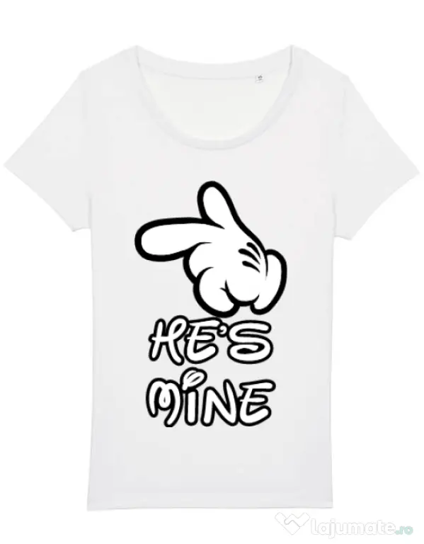 Tricou STANLEY STELLA dama He is mine Alb