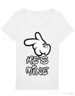 Tricou STANLEY STELLA dama He is mine Alb