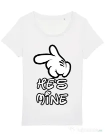 Tricou STANLEY STELLA dama He is mine Alb
